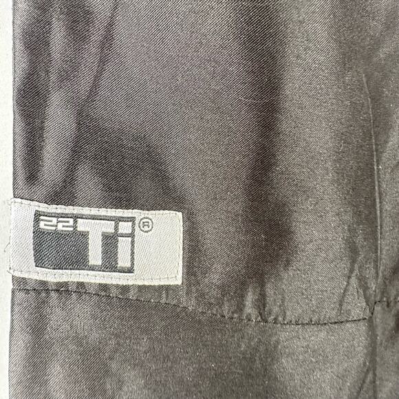 NWT 22TI Scrubs 9 Pocket Sporty Antimicrobial Black Pants Size Medium Medical - Picture 9 of 13